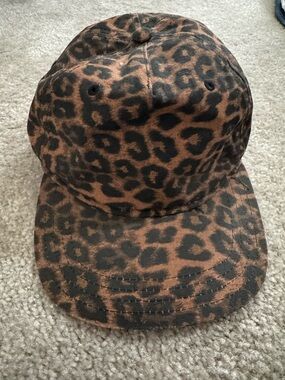 Vans Vintage Leopard-Print Baseball Cap